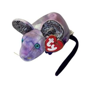 👠 TY Zodiac “Rat” Beanie Baby Rat - NWT